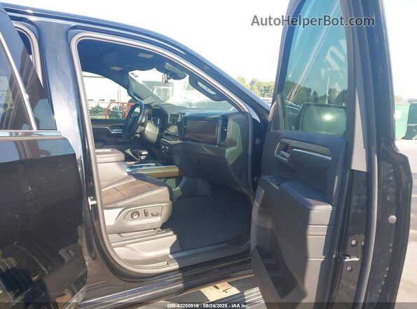 1GCUDJET5NZ577981 2022 CHEVROLET SILVERADO Black წინა სალონის ხედი