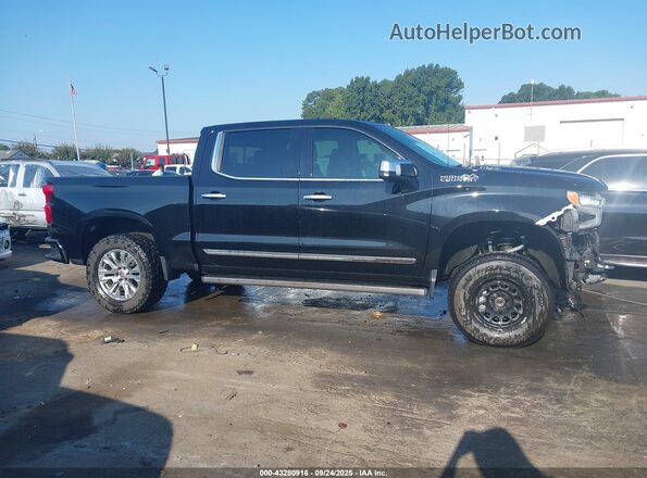 1GCUDJET5NZ577981 2022 CHEVROLET SILVERADO Black უკანა სალონის ხედი