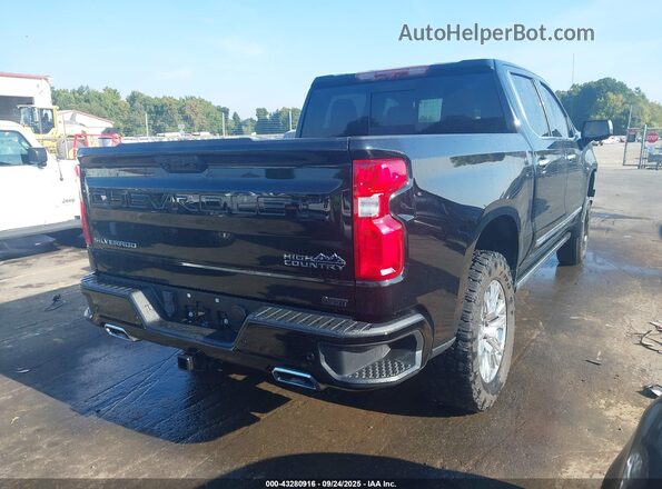 1GCUDJET5NZ577981 2022 CHEVROLET SILVERADO Black უკანა მარჯვენა