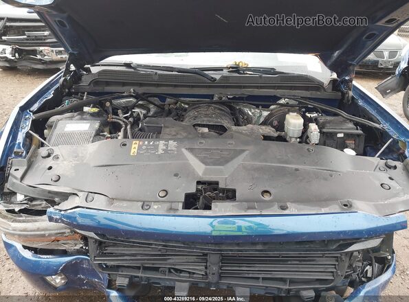 1GCVKRECXHZ357829 2017 CHEVROLET SILVERADO Blue Widok z tyłu