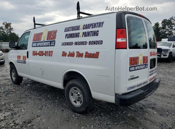 1GCWGAFG2L1263265 2020 CHEVROLET EXPRESS White Trasero izquierdo