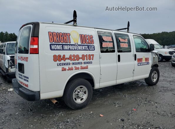 1GCWGAFG2L1263265 2020 CHEVROLET EXPRESS White Trasero derecho