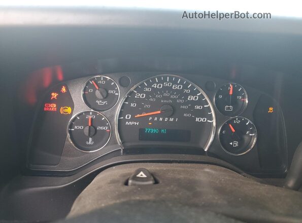 1GCWGAFG7L1187641 2020 CHEVROLET EXPRESS White Instrument cluster view