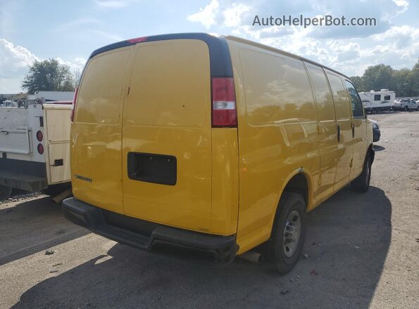 1GCWGAFP7M1174535 2021 CHEVROLET EXPRESS Yellow Rear right