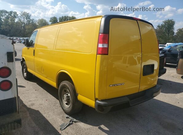1GCWGAFP7M1174535 2021 CHEVROLET EXPRESS Yellow Rear left