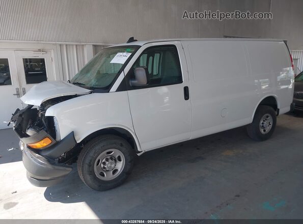 1GCWGAFP8M1151829 2021 CHEVROLET EXPRESS White წინა მარცხენა ხედი სამი მეოთხედიდან