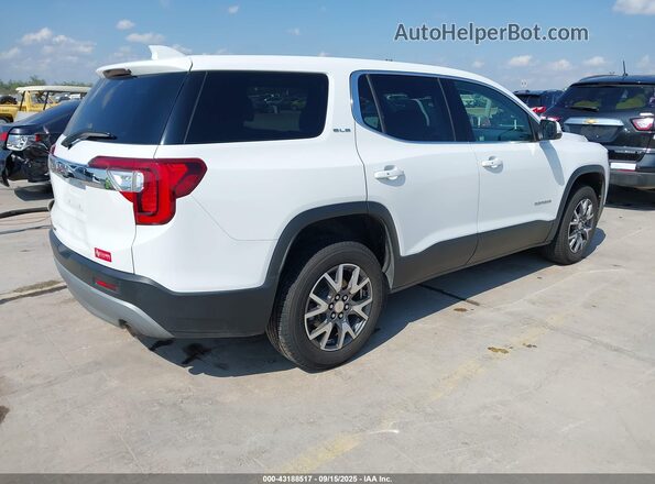 1GKKNKLA0LZ225291 2020 GMC ACADIA White უკანა მარჯვენა