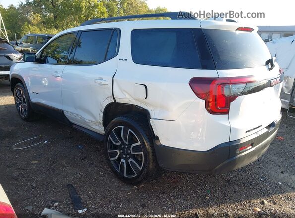 1GKKNKLA9MZ182152 2021 GMC ACADIA White Tył lewy