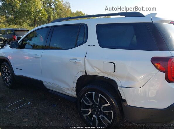 1GKKNKLA9MZ182152 2021 GMC ACADIA White Widok wnętrza 360 stopni