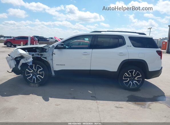 1GKKNKLS0MZ215869 2021 GMC ACADIA Белый Панорамный вид салона 360°
