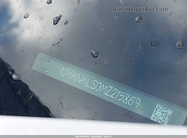 1GKKNKLS0MZ215869 2021 GMC ACADIA Белый 