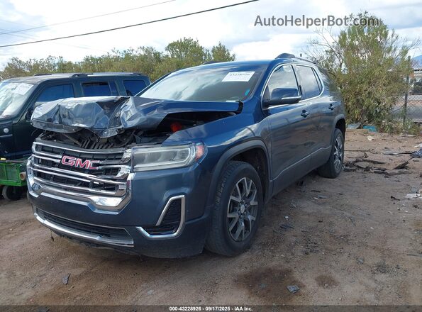 1GKKNKLS8LZ175653 2020 GMC ACADIA Blue Вид спереду