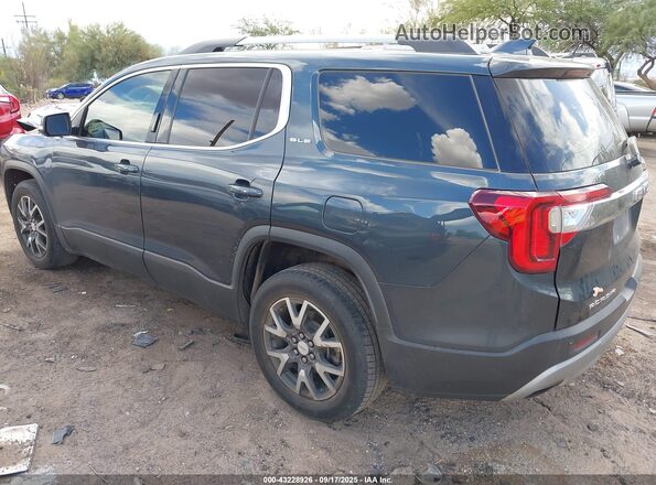 1GKKNKLS8LZ175653 2020 GMC ACADIA Blue Задня ліва чверть