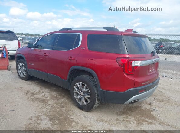 1GKKNML40MZ178500 2021 GMC ACADIA Maroon Հետևի ձախ