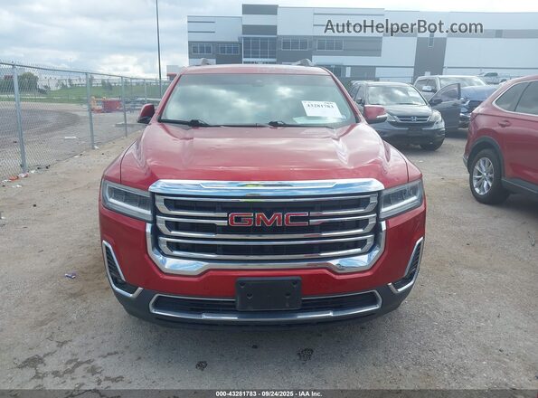 1GKKNML40MZ178500 2021 GMC ACADIA Maroon Սարքավորումների վահանակի տեսք