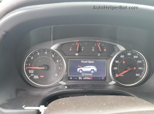 1GKKNMLS2LZ152249 2020 GMC ACADIA Blue Instrument cluster view