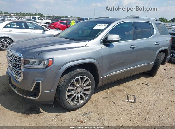 1GKKNPLS3LZ234153 2020 GMC ACADIA Gray Առջևի ձախ երեք քառորդ տեսարան