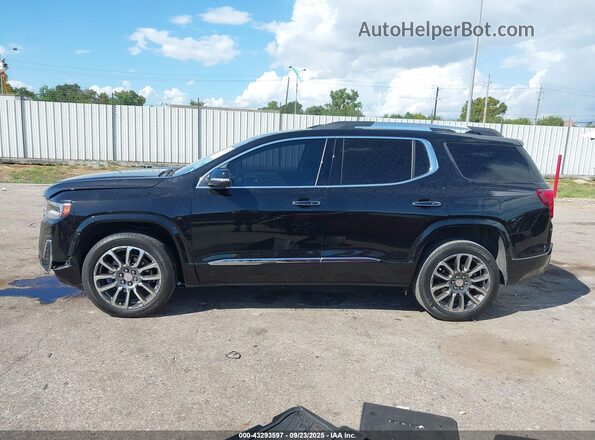1GKKNPLS7MZ209841 2021 GMC ACADIA Black Widok wnętrza 360 stopni