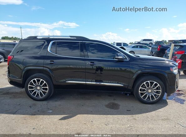 1GKKNPLS7MZ209841 2021 GMC ACADIA Black Widok wnętrza z tyłu