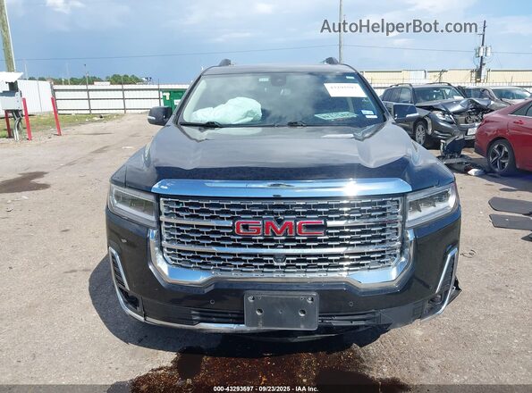 1GKKNPLS7MZ209841 2021 GMC ACADIA Black Widok zestawu wskaźników
