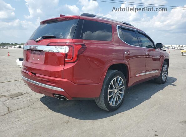 1GKKNPLS8MZ141078 2021 GMC ACADIA Red Задня права чверть