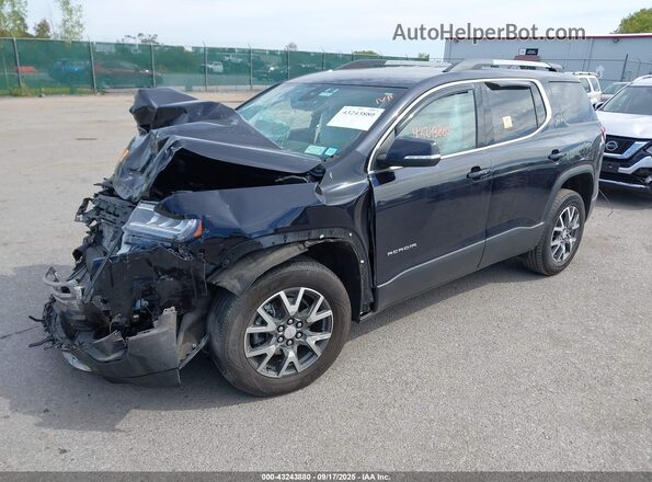 1GKKNRL40NZ100734 2022 GMC ACADIA Black Передня ліва чверть