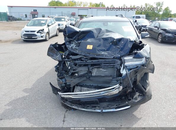 1GKKNRL40NZ100734 2022 GMC ACADIA Black Вид щитка приладів