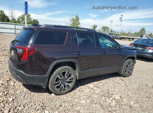 1GKKNRLS5MZ191500 2021 GMC ACADIA Burgundy Задня права чверть