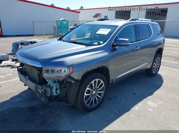 1GKKNXLS0NZ107654 2022 GMC ACADIA Серый Передняя левая четверть
