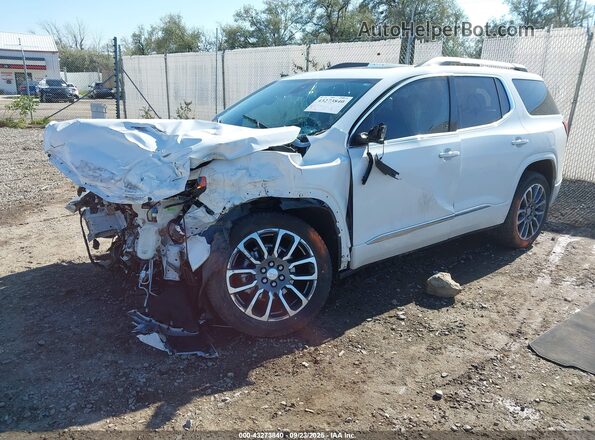 1GKKNXLS7MZ195567 2021 GMC ACADIA White Առջևի ձախ երեք քառորդ տեսարան