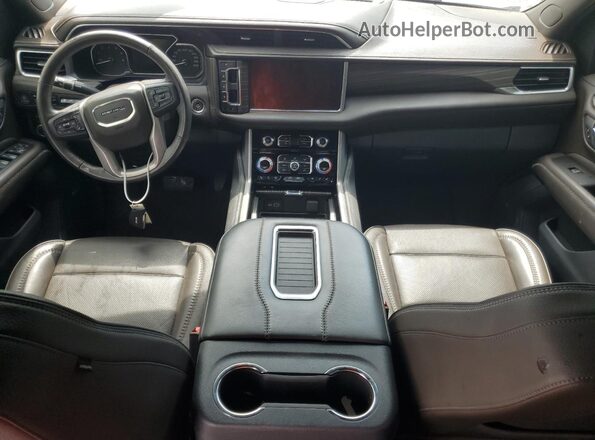 1GKS2DKL3MR100357 2021 GMC YUKON White Вид панелі приладів