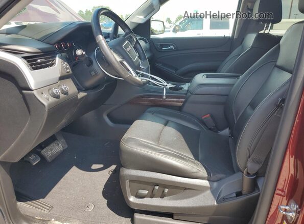 1GKS2GKCXKR384889 2019 GMC YUKON Maroon წინა სალონის ხედი