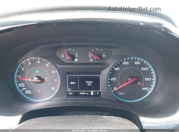 1GNERFKW1LJ274958 2020 CHEVROLET TRAVERSE Gray Rear seats view