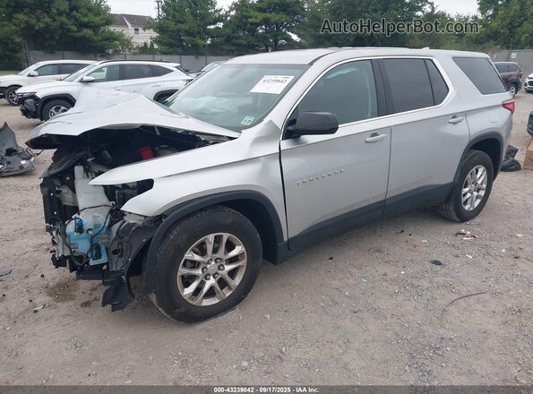 1GNERFKW2LJ257344 2020 CHEVROLET TRAVERSE Silver Przód lewy