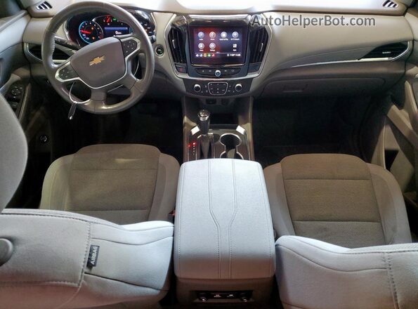1GNERGKW2LJ238895 2020 CHEVROLET TRAVERSE Gray Widok zestawu wskaźników