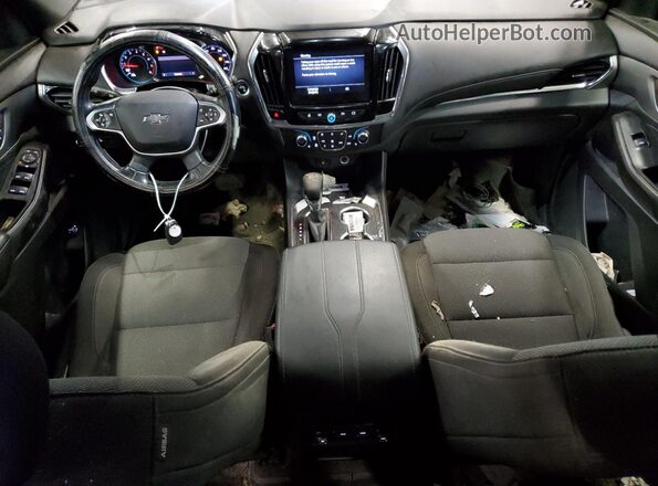 1GNEVGKW4PJ213174 2023 CHEVROLET TRAVERSE Black Widok deski rozdzielczej