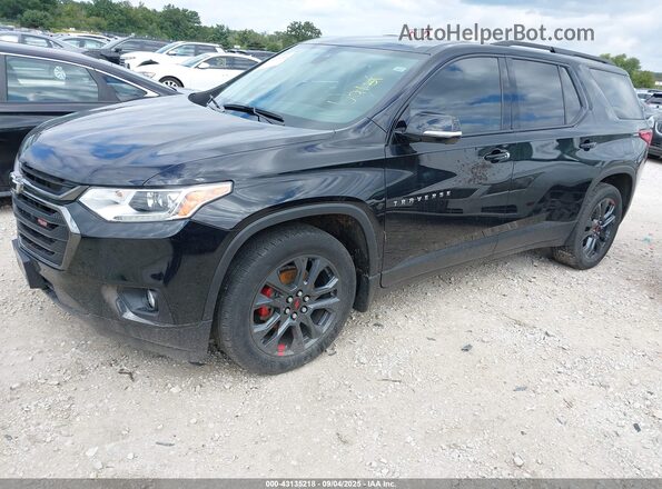 1GNEVJKW8LJ144884 2020 CHEVROLET TRAVERSE Черный Передняя левая четверть