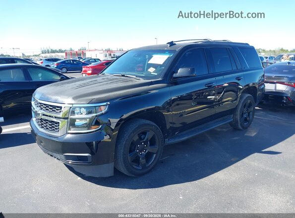 1GNSCBKC9JR105367 2018 CHEVROLET TAHOE Black Front left