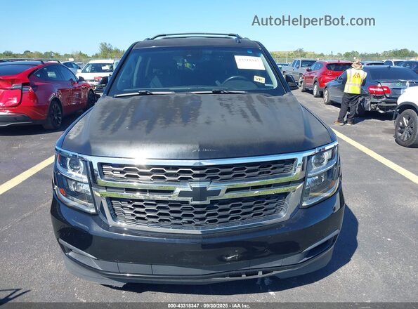 1GNSCBKC9JR105367 2018 CHEVROLET TAHOE Black Front view