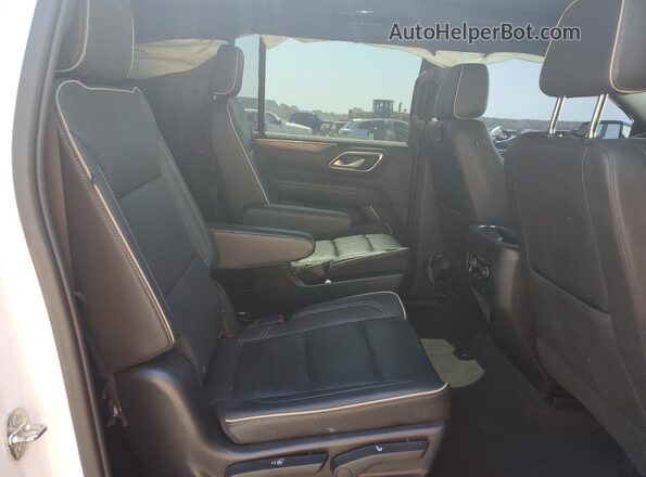 1GNSCFKD5MR310138 2021 CHEVROLET SUBURBAN White Vista interior trasera