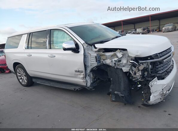 1GNSCFKD9MR137675 2021 CHEVROLET SUBURBAN White Widok wnętrza z tyłu