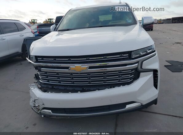 1GNSCFKD9MR137675 2021 CHEVROLET SUBURBAN White Widok zestawu wskaźników