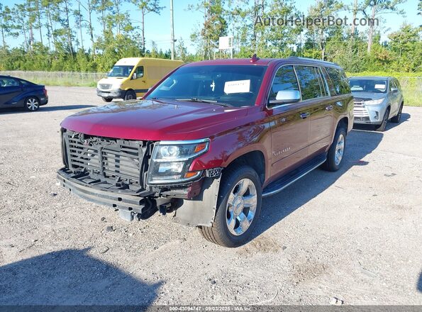 1GNSCJKCXJR150912 2018 CHEVROLET SUBURBAN Бордовый 