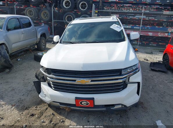 1GNSCNKDXMR232627 2021 CHEVROLET TAHOE White ხელსაწყოთა პანელის ხედი
