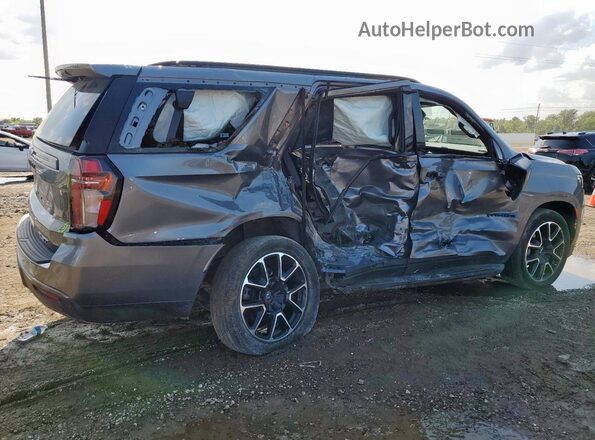 1GNSCRKDXMR487706 2021 CHEVROLET TAHOE Gray Rear right