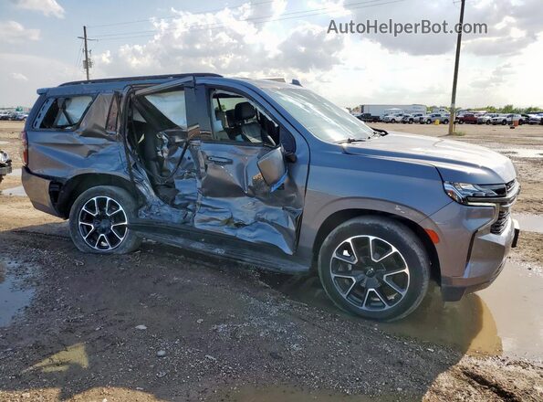 1GNSCRKDXMR487706 2021 CHEVROLET TAHOE Gray Front right