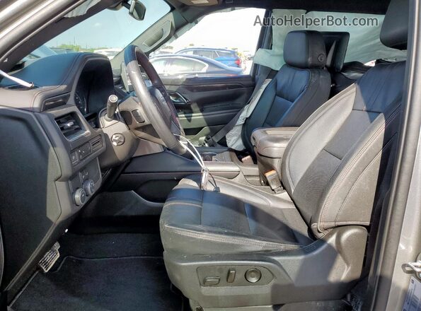 1GNSCRKDXMR487706 2021 CHEVROLET TAHOE Gray Front interior view