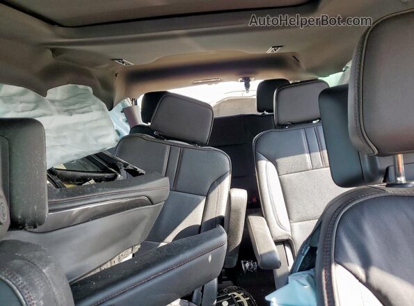 1GNSCRKDXMR487706 2021 CHEVROLET TAHOE Gray Rear seats view