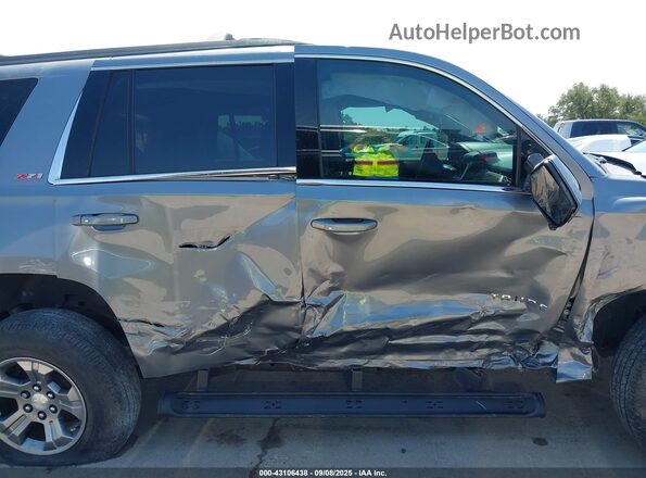 1GNSKBKC5LR112435 2020 CHEVROLET TAHOE Gray Rear interior view