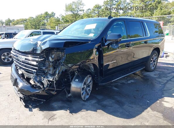 1GNSKCKD4PR442054 2023 CHEVROLET SUBURBAN Black Передня ліва чверть